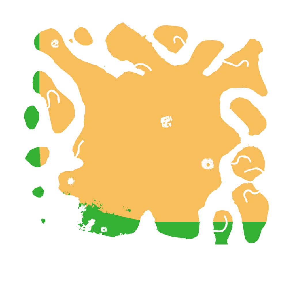 Biome Rust Map: Procedural Map, Size: 3700, Seed: 659621310