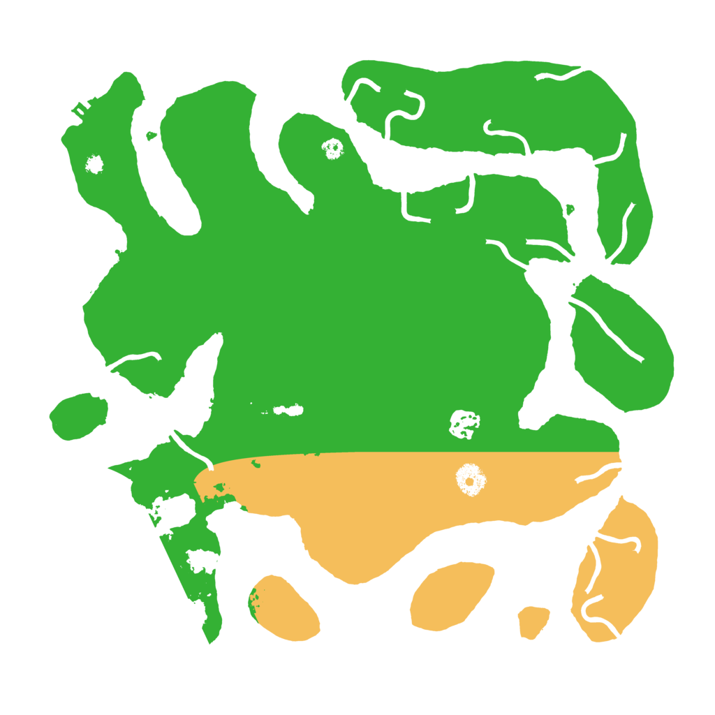 Biome Rust Map: Procedural Map, Size: 3550, Seed: 733406