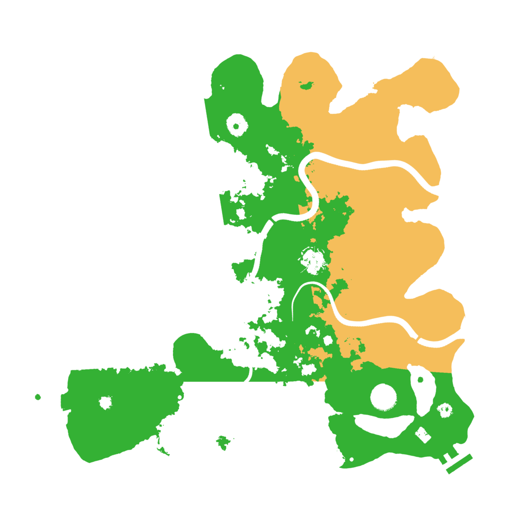 Biome Rust Map: Procedural Map, Size: 3550, Seed: 402639