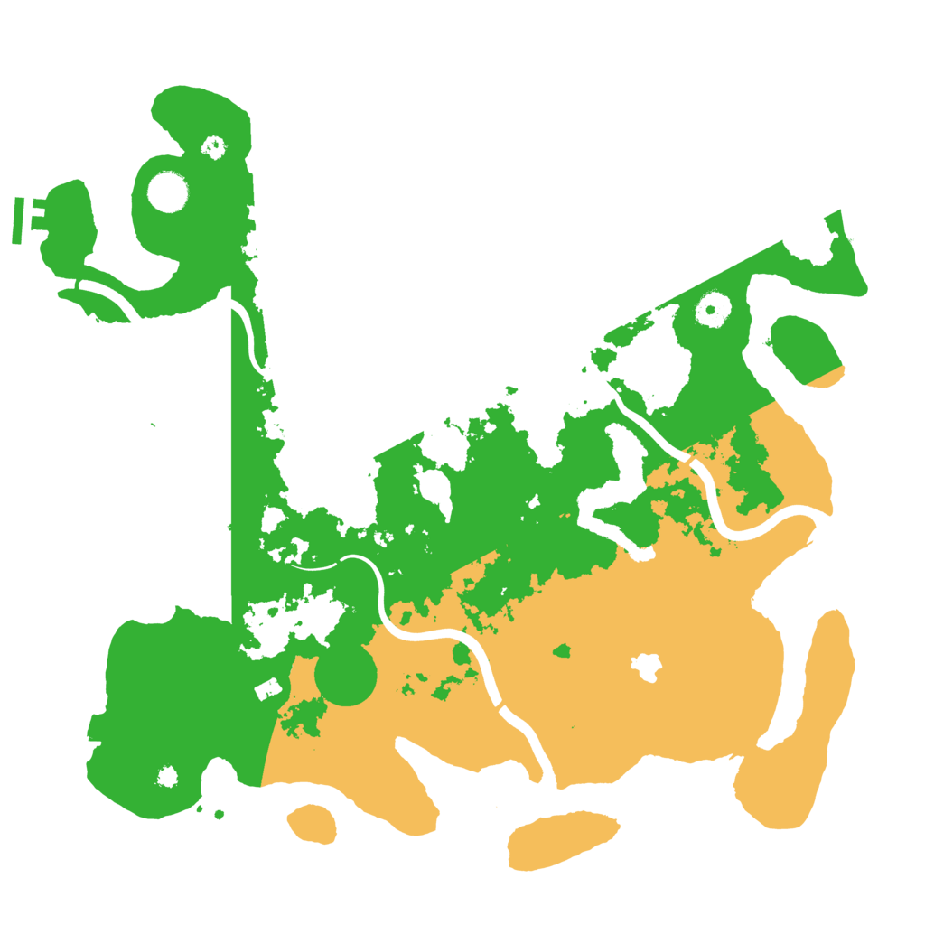 Biome Rust Map: Procedural Map, Size: 4000, Seed: 535301