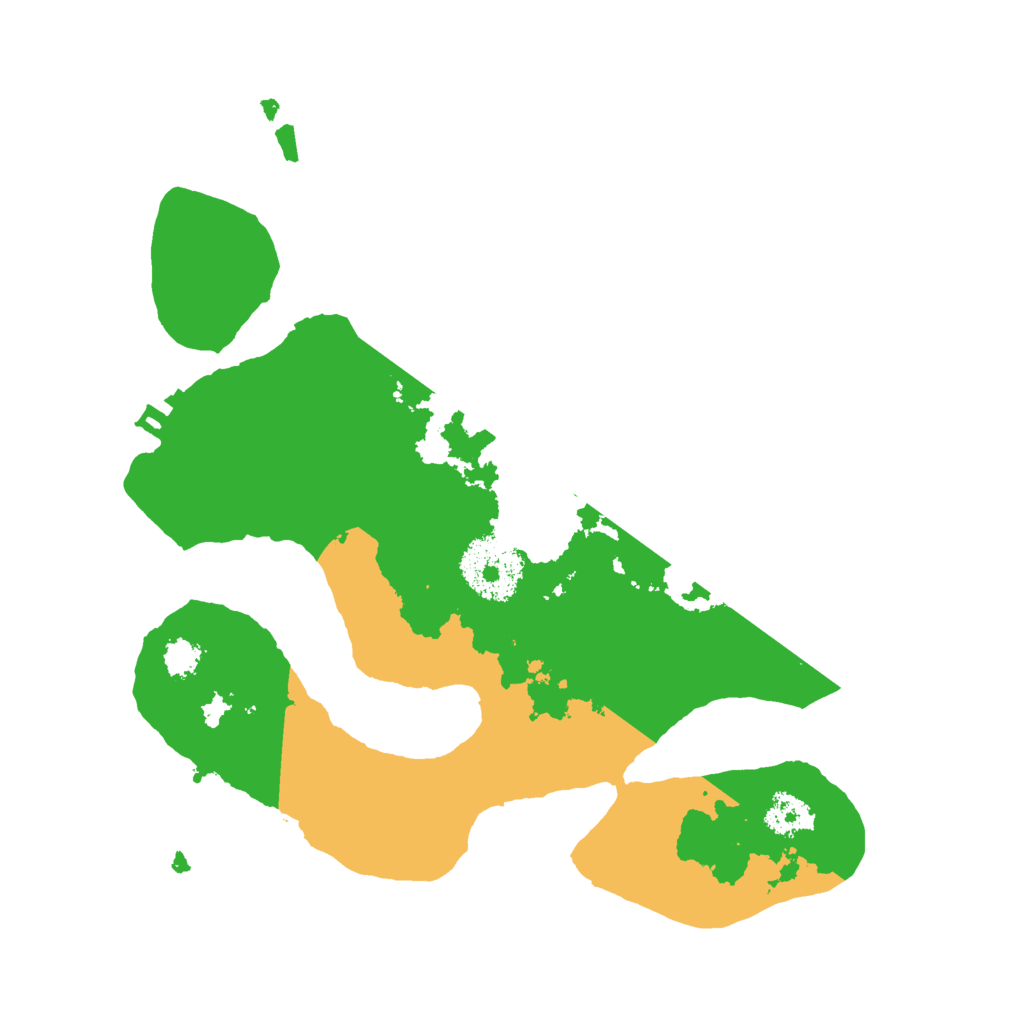 Biome Rust Map: Procedural Map, Size: 2500, Seed: 1657174504