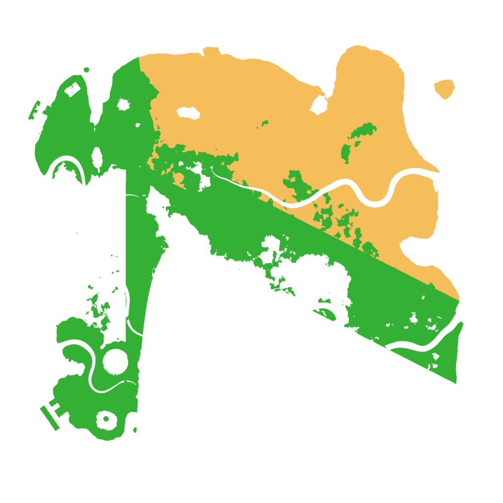Biome Rust Map: Procedural Map, Size: 3700, Seed: 595948905