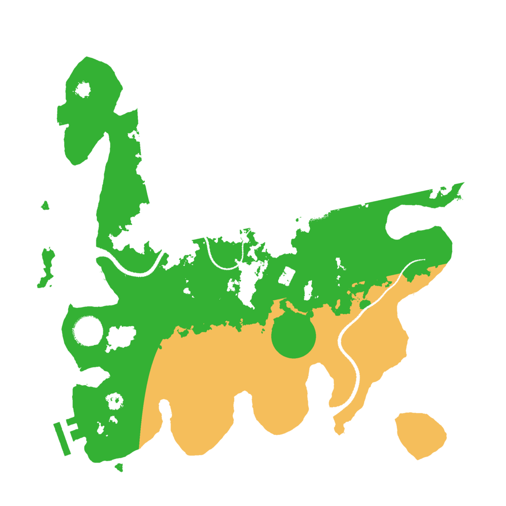 Biome Rust Map: Procedural Map, Size: 3000, Seed: 21532