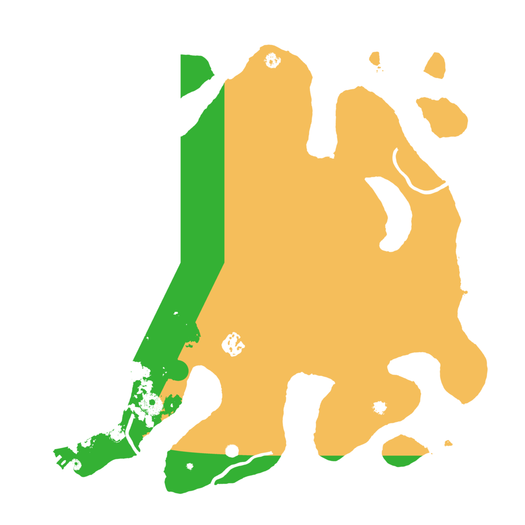 Biome Rust Map: Procedural Map, Size: 3550, Seed: 53247