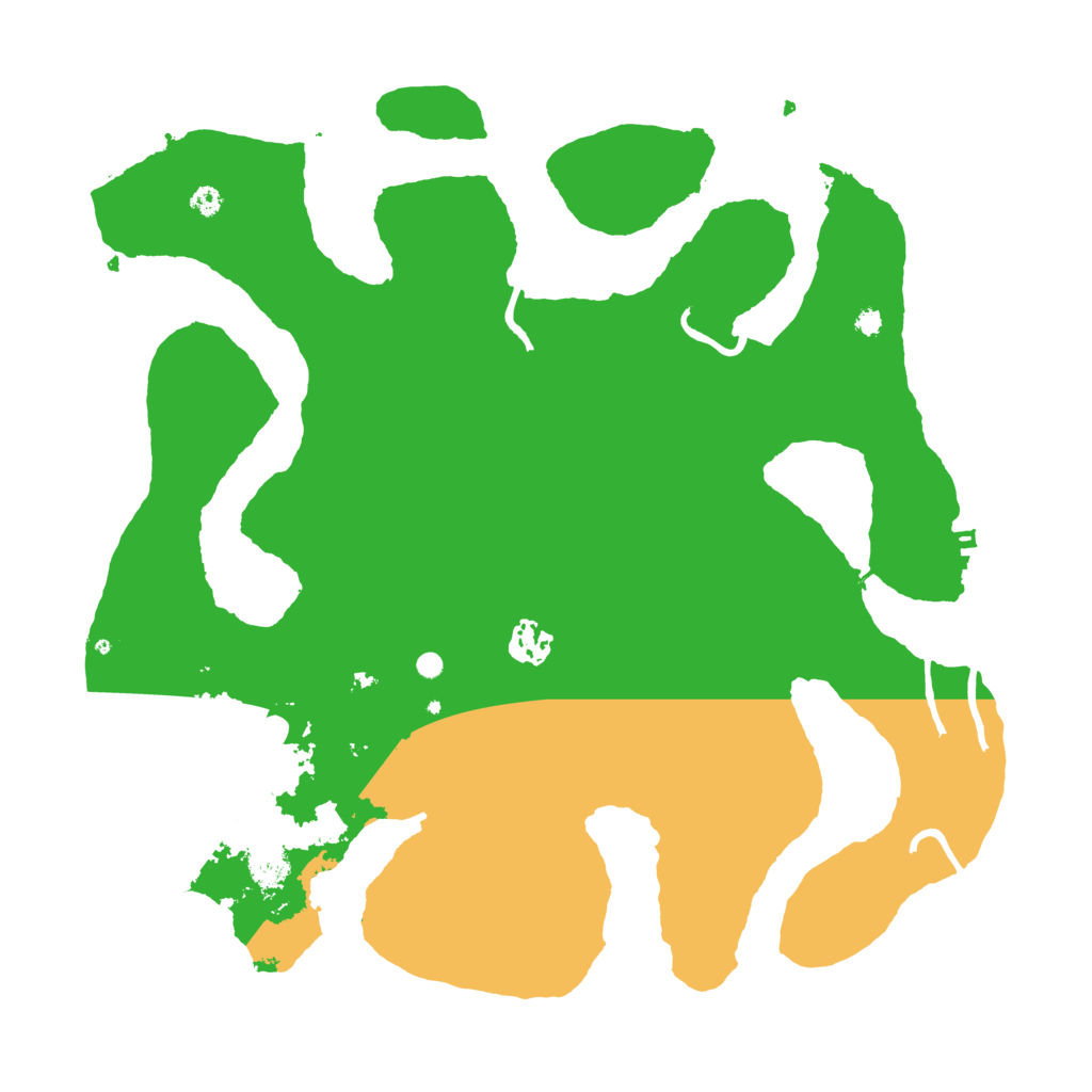 Biome Rust Map: Procedural Map, Size: 3700, Seed: 507908835