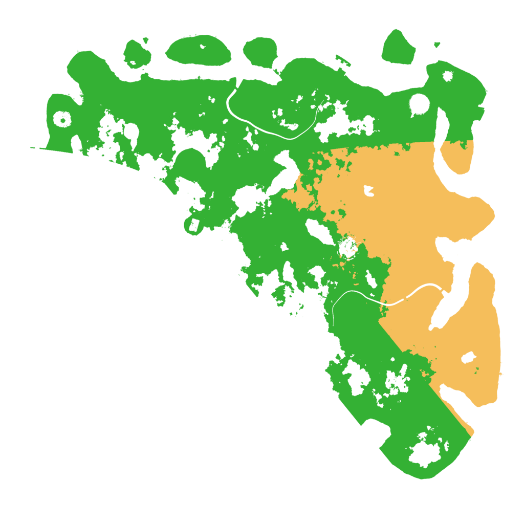 Biome Rust Map: Procedural Map, Size: 4500, Seed: 63366337
