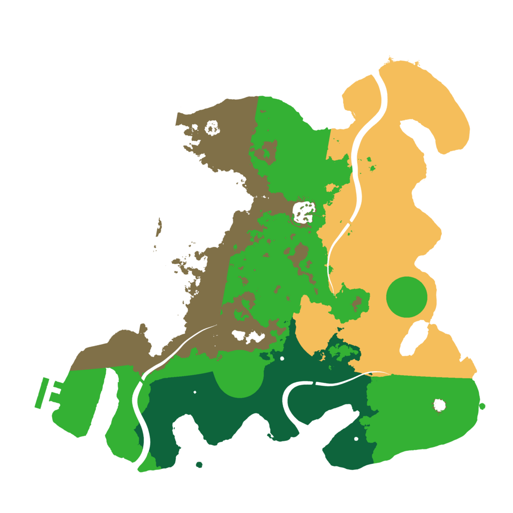 Biome Rust Map: Procedural Map, Size: 3300, Seed: 9800