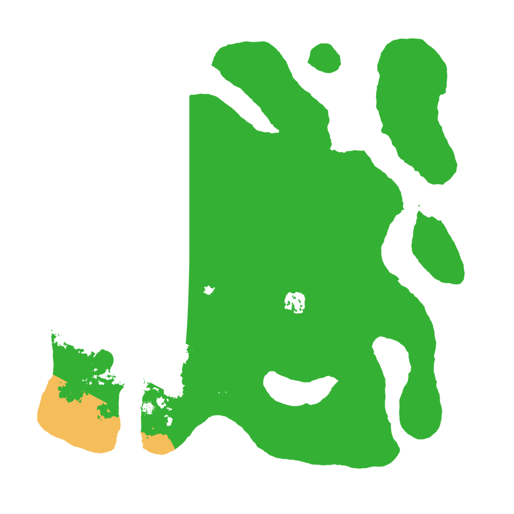 Biome Rust Map: Barren, Size: 3550, Seed: 398353