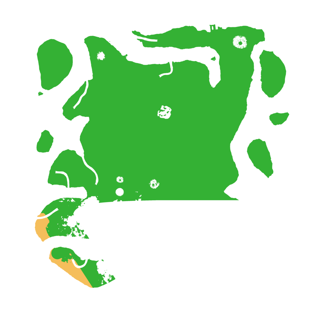 Biome Rust Map: Procedural Map, Size: 3500, Seed: 1623008