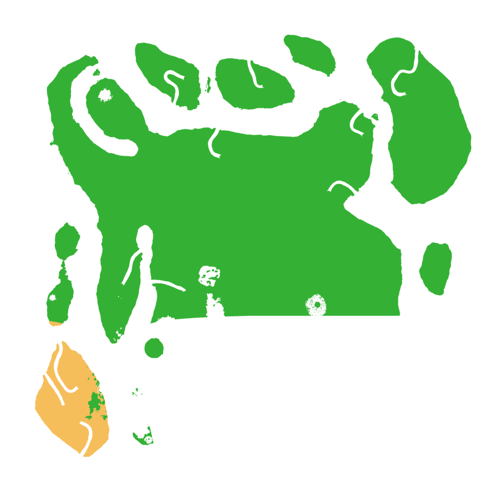 Biome Rust Map: Procedural Map, Size: 3500, Seed: 924225