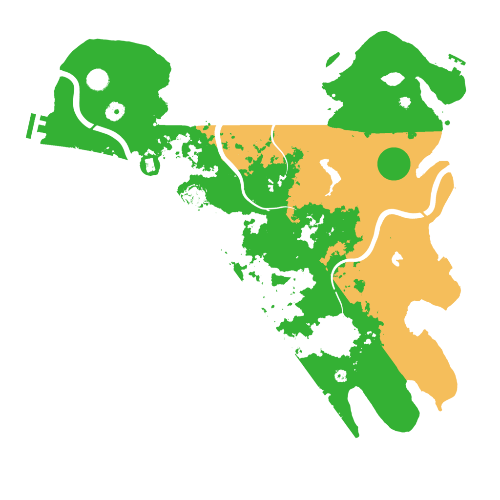 Biome Rust Map: Procedural Map, Size: 4000, Seed: 7140