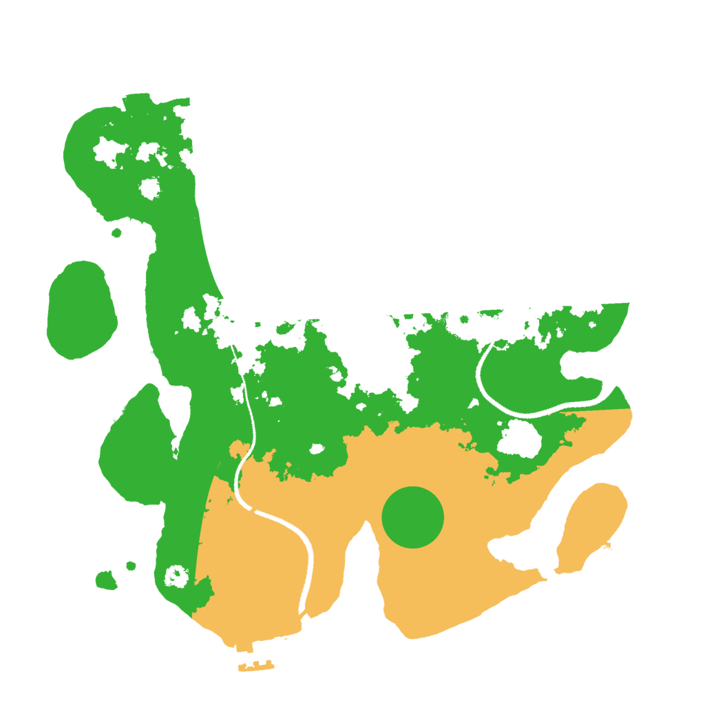 Biome Rust Map: Procedural Map, Size: 3000, Seed: 916536841