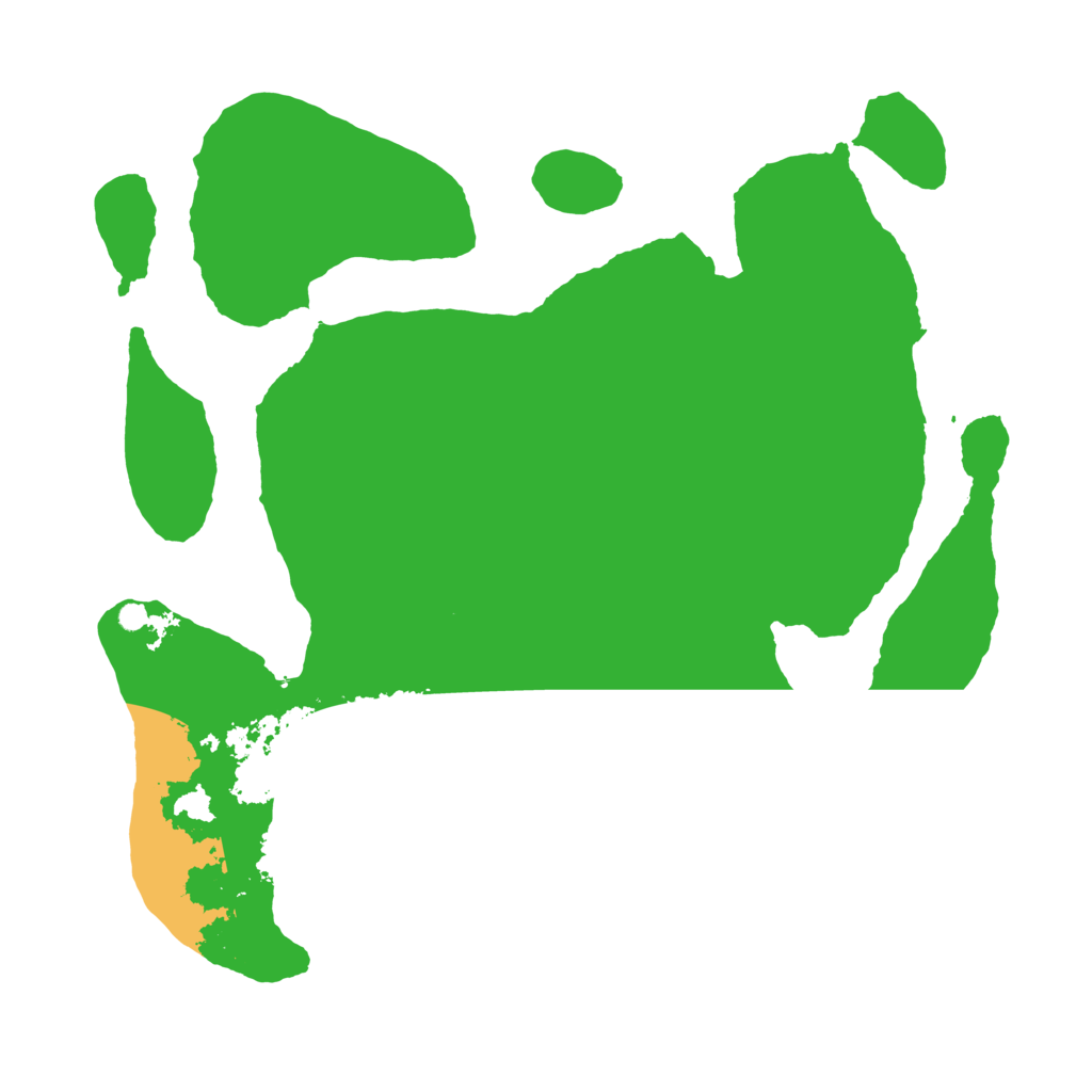 Biome Rust Map: Barren, Size: 3550, Seed: 665566