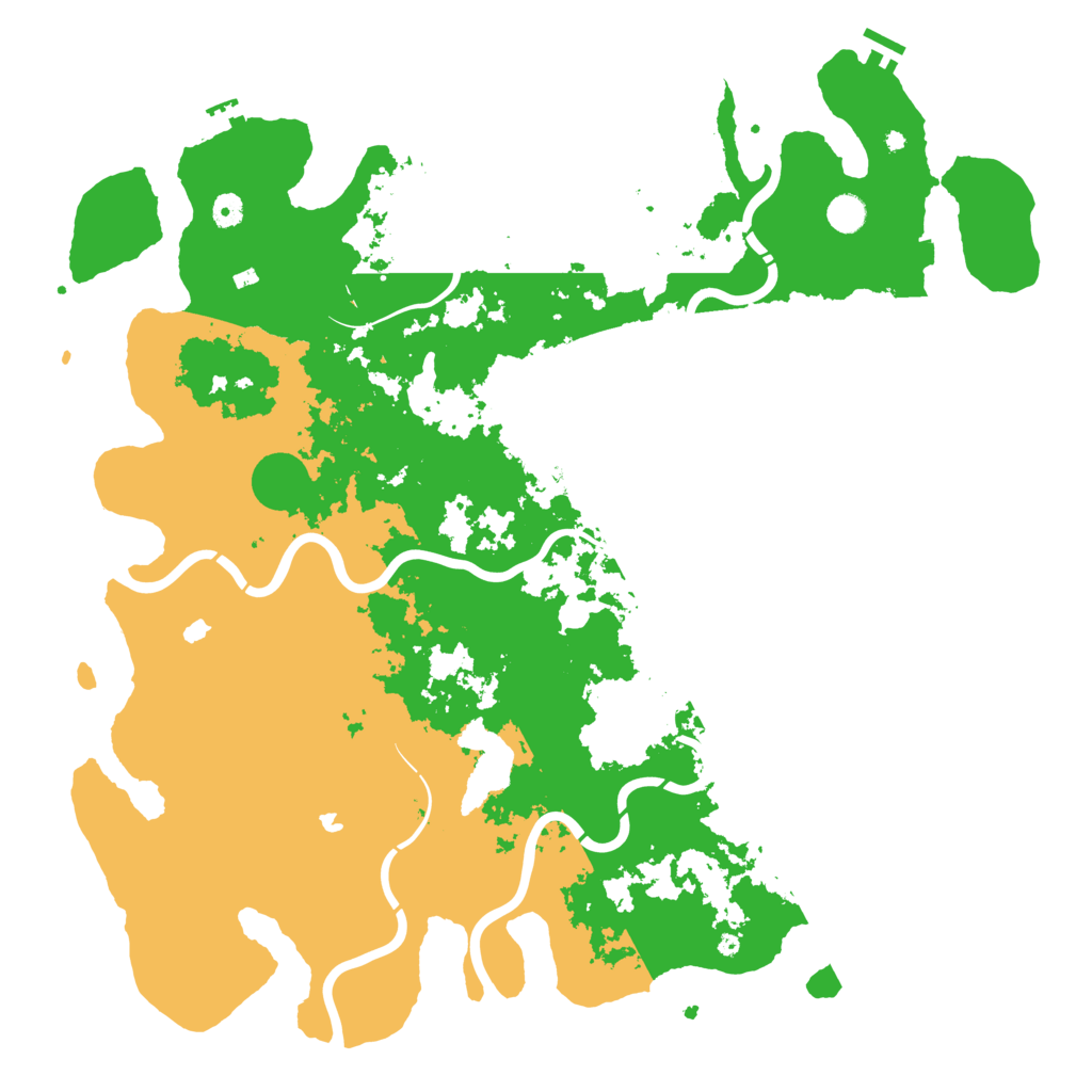 Biome Rust Map: Procedural Map, Size: 5000, Seed: 62500