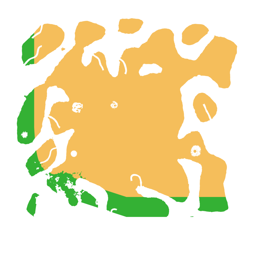 Biome Rust Map: Procedural Map, Size: 3550, Seed: 296854