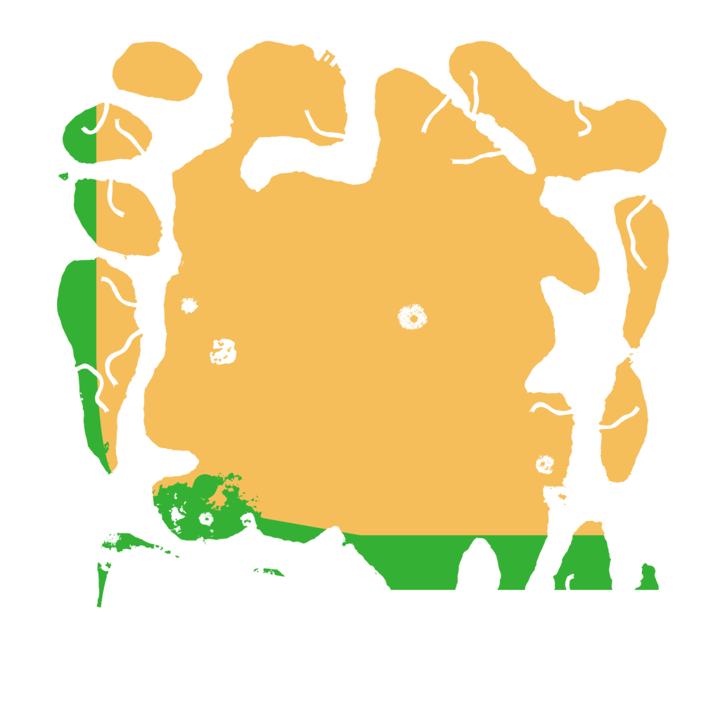 Biome Rust Map: Procedural Map, Size: 4000, Seed: 454500