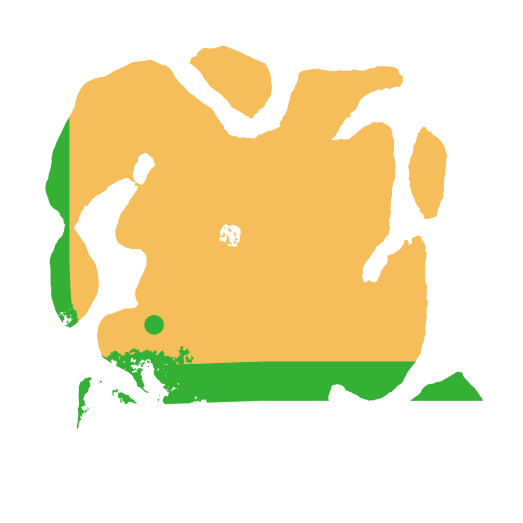 Biome Rust Map: Barren, Size: 3550, Seed: 653136