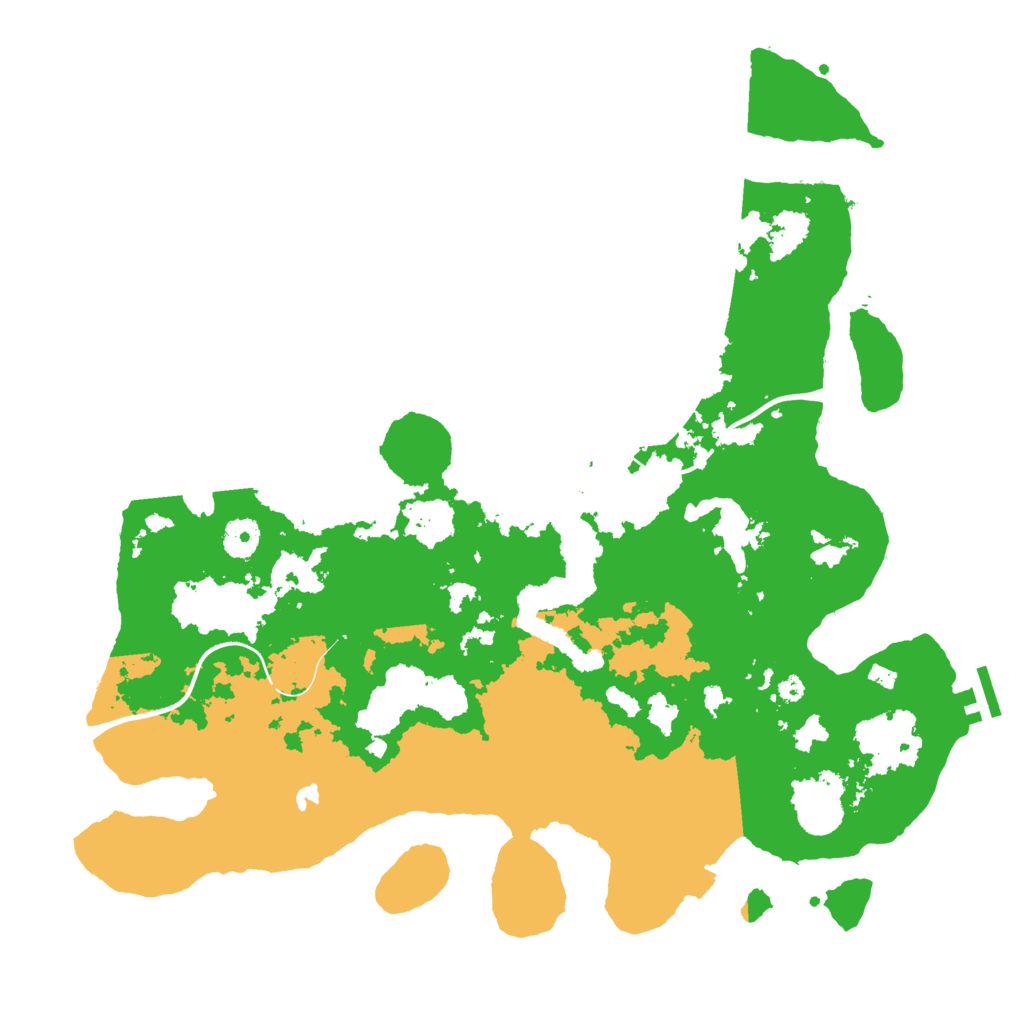 Biome Rust Map: Procedural Map, Size: 4000, Seed: 72598
