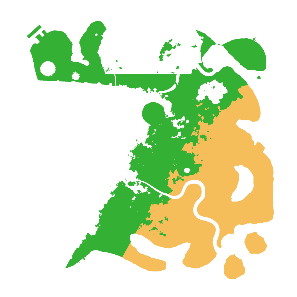 Biome Rust Map: Procedural Map, Size: 3500, Seed: 2004144567