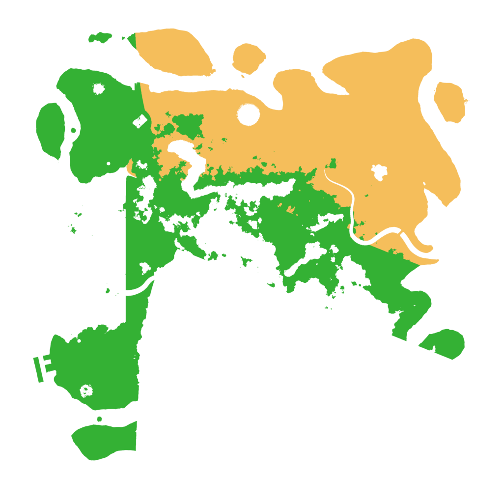 Biome Rust Map: Procedural Map, Size: 4000, Seed: 369182