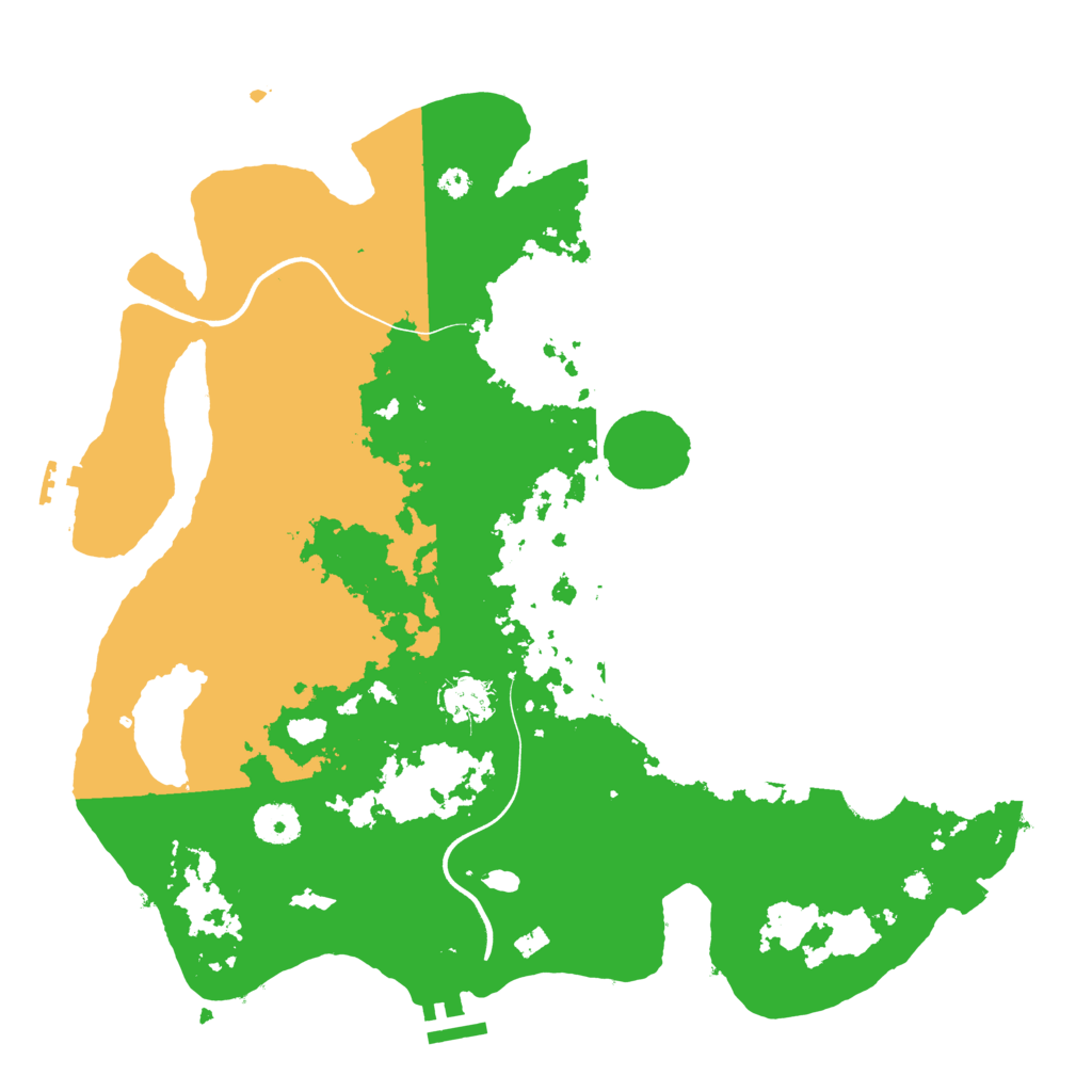 Biome Rust Map: Procedural Map, Size: 3700, Seed: 1531653355