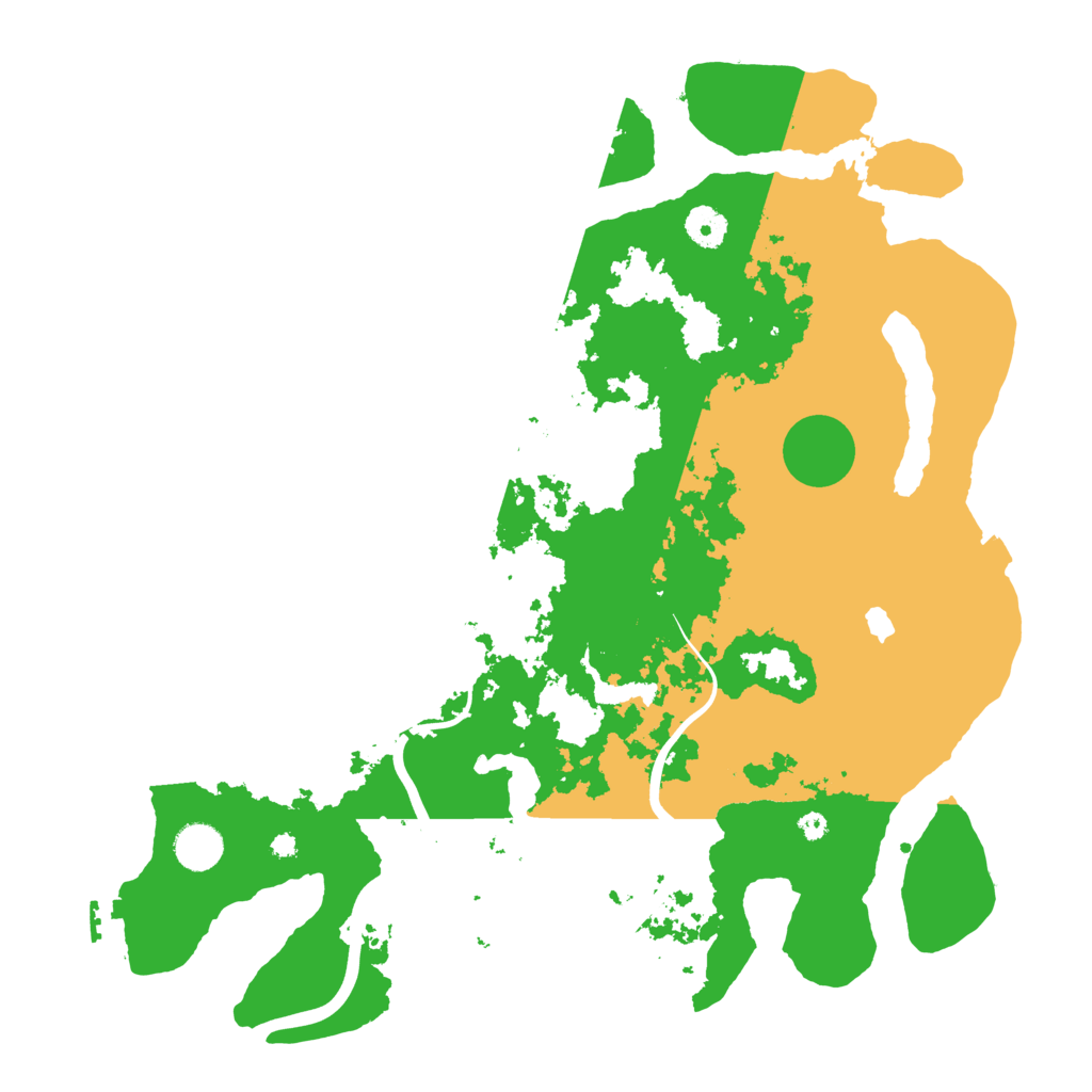 Biome Rust Map: Procedural Map, Size: 4000, Seed: 598092
