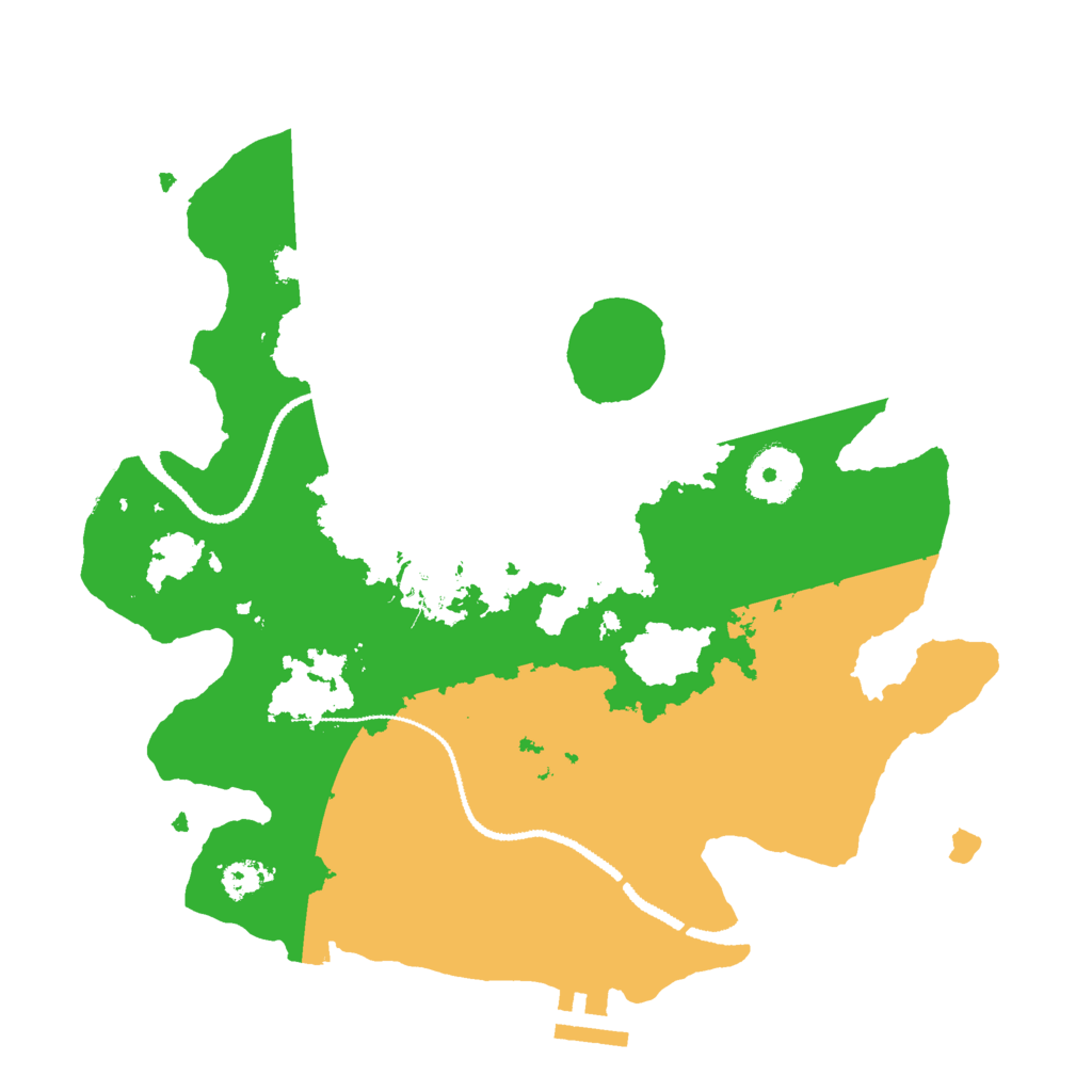 Biome Rust Map: Procedural Map, Size: 3000, Seed: 1943036707