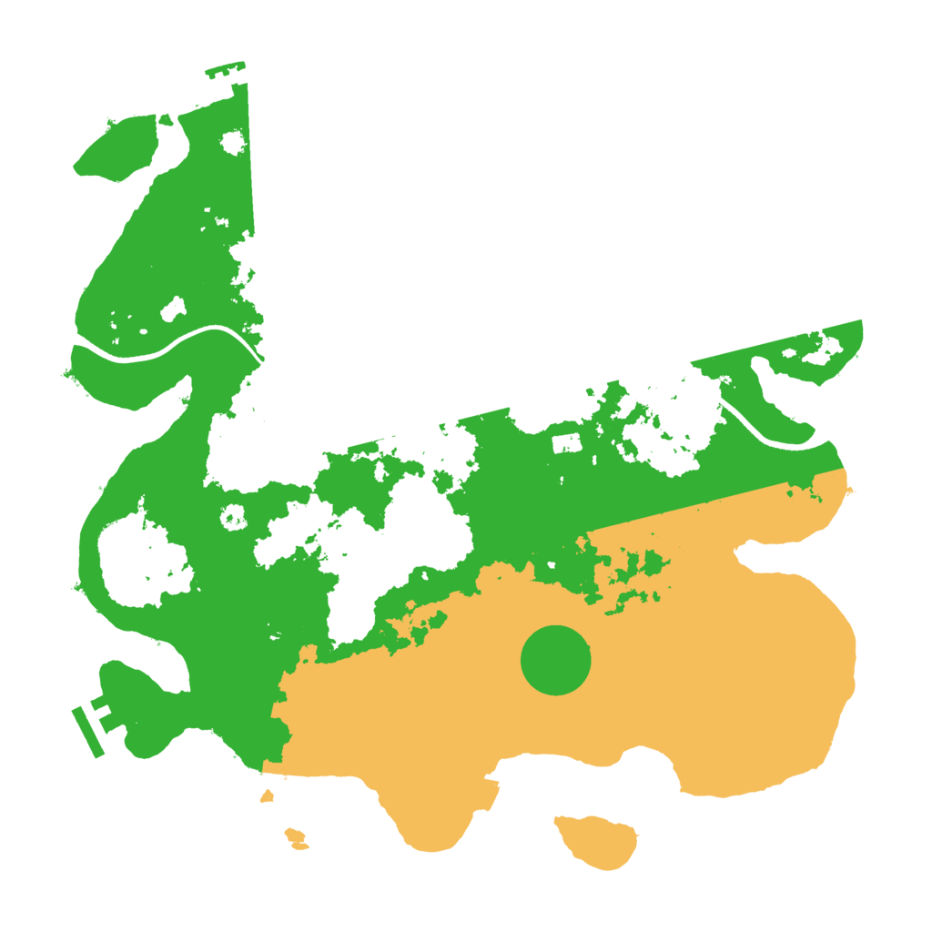 Biome Rust Map: Procedural Map, Size: 3500, Seed: 661573996