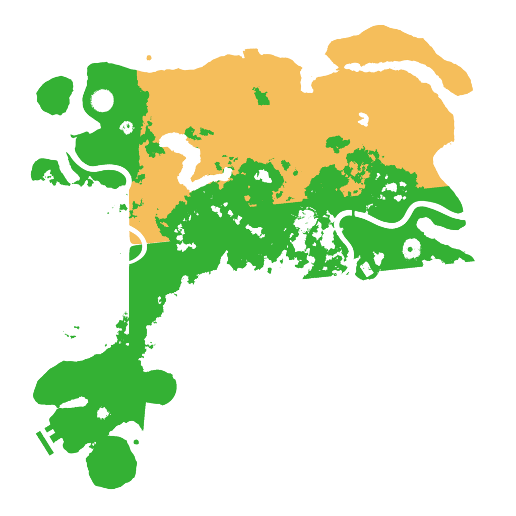 Biome Rust Map: Procedural Map, Size: 4000, Seed: 400509