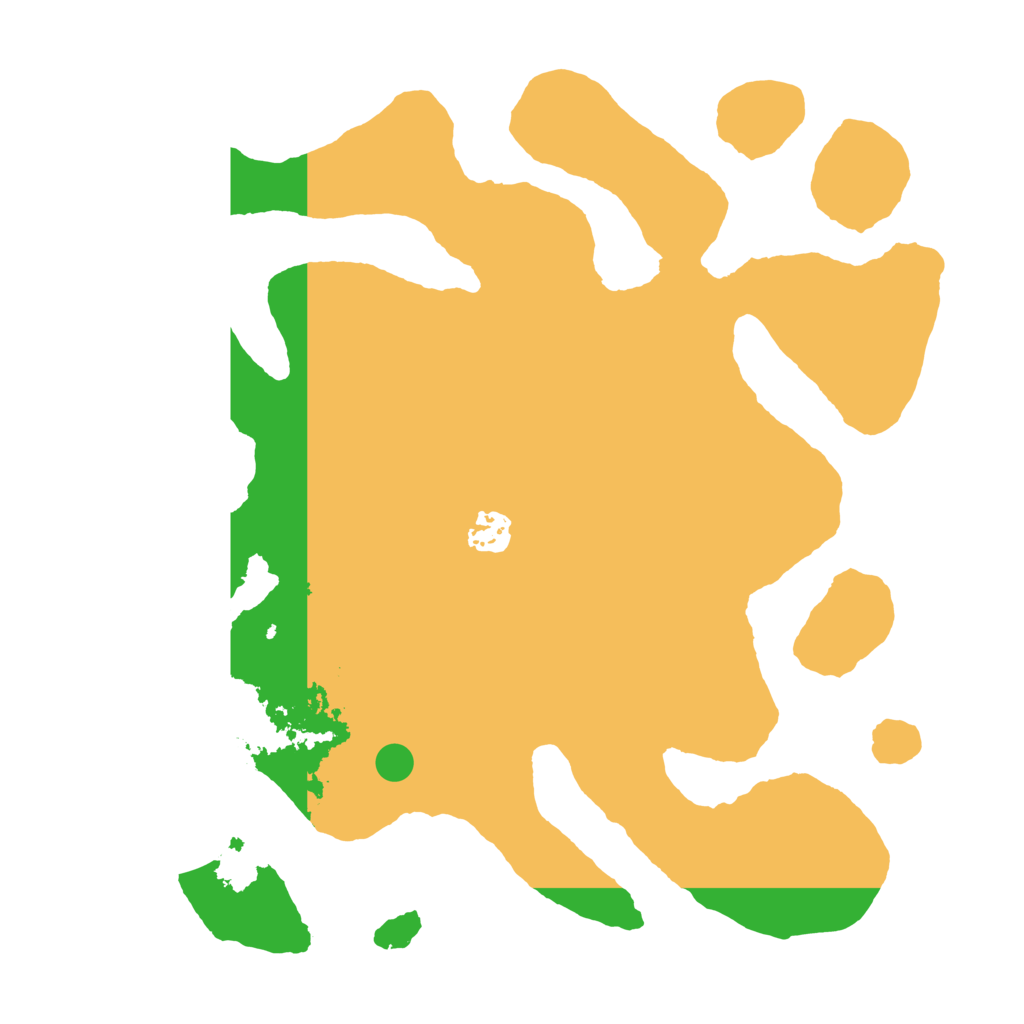 Biome Rust Map: Barren, Size: 3550, Seed: 674403