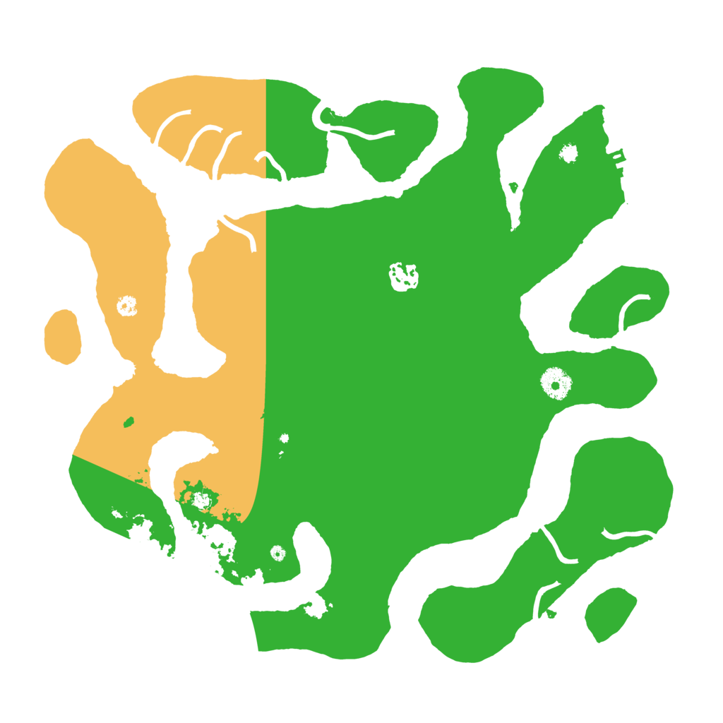 Biome Rust Map: Procedural Map, Size: 3550, Seed: 848980