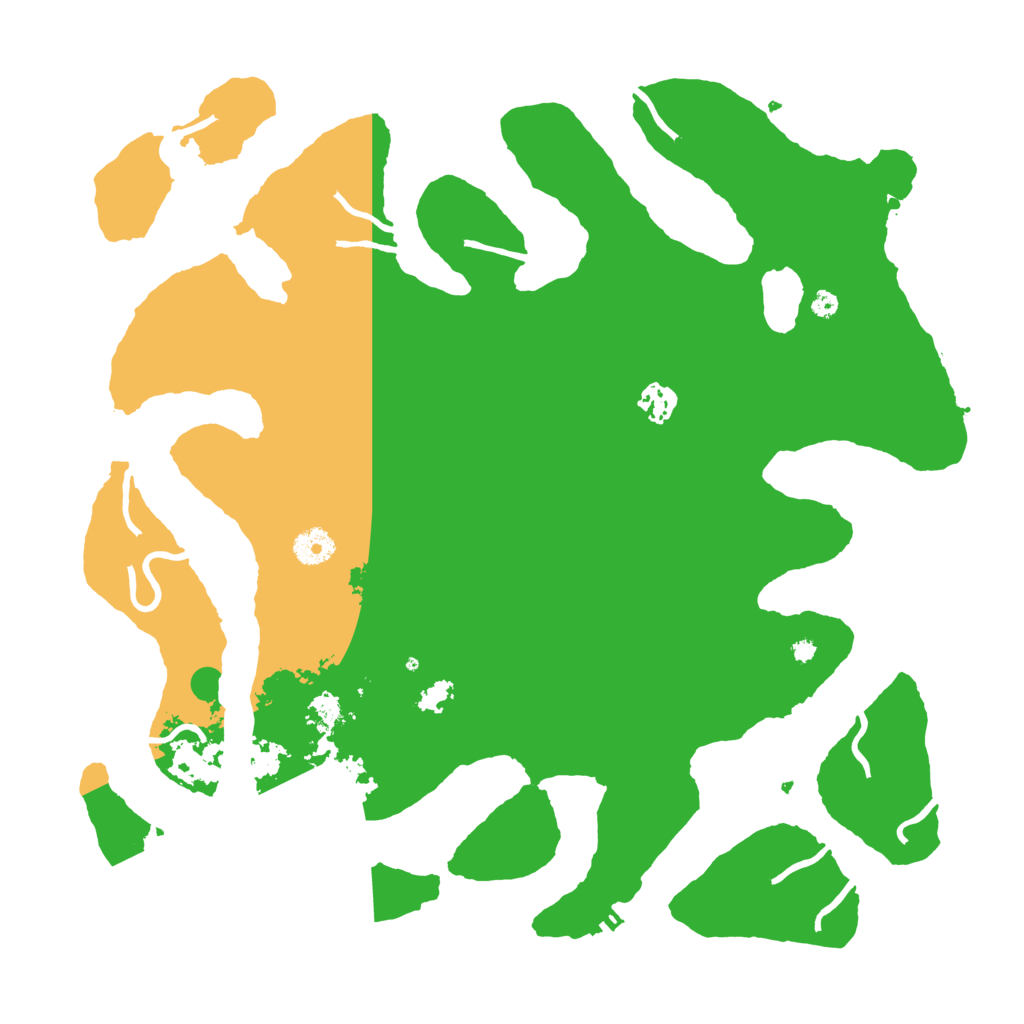 Biome Rust Map: Procedural Map, Size: 4000, Seed: 594827