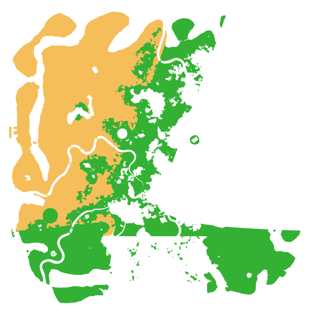 Biome Rust Map: Procedural Map, Size: 5500, Seed: 1158751197