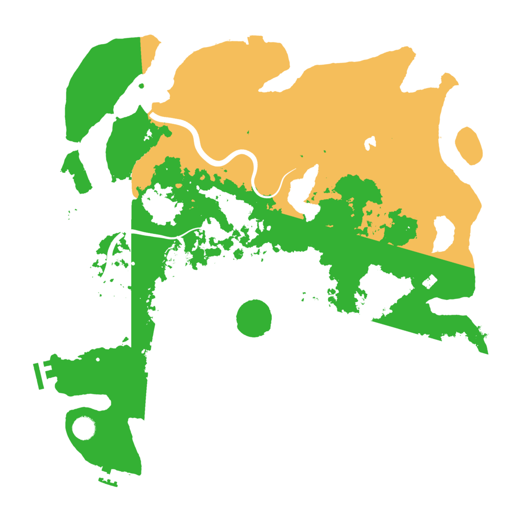 Biome Rust Map: Procedural Map, Size: 4000, Seed: 278885