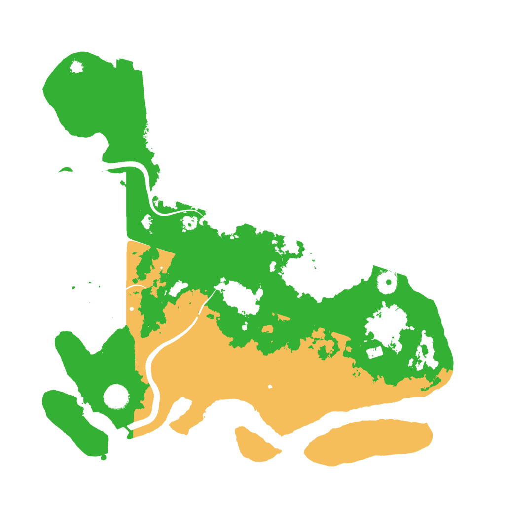 Biome Rust Map: Procedural Map, Size: 3550, Seed: 691451