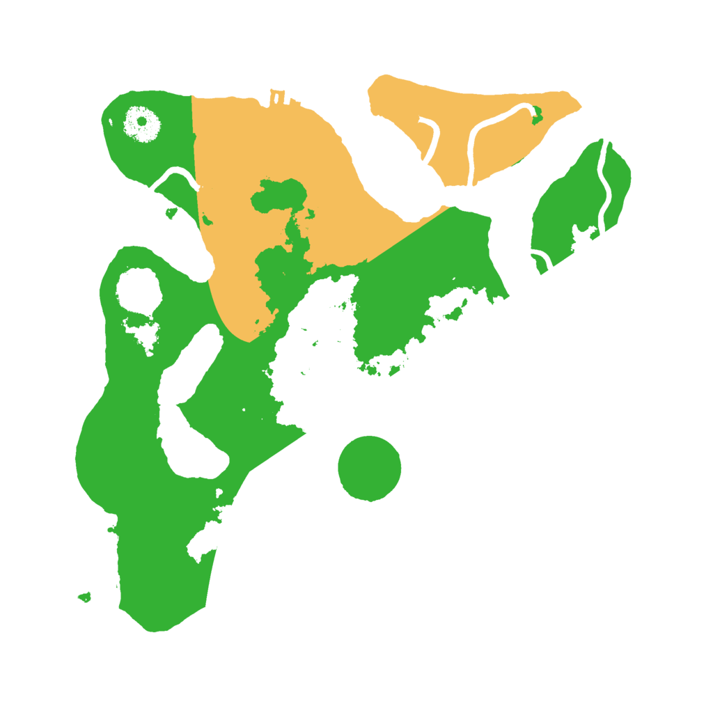 Biome Rust Map: Procedural Map, Size: 3000, Seed: 1594650473