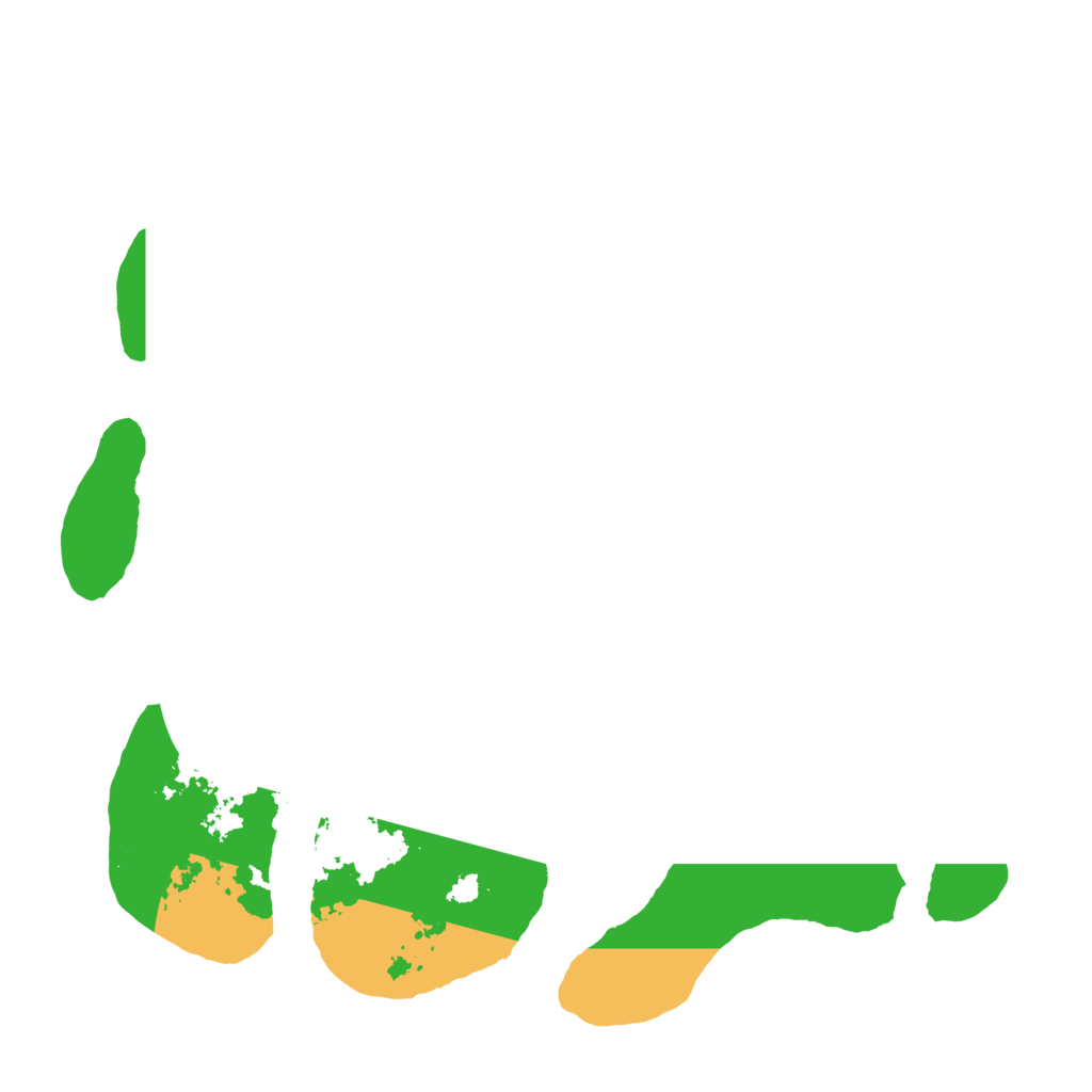 Biome Rust Map: Barren, Size: 3550, Seed: 175086