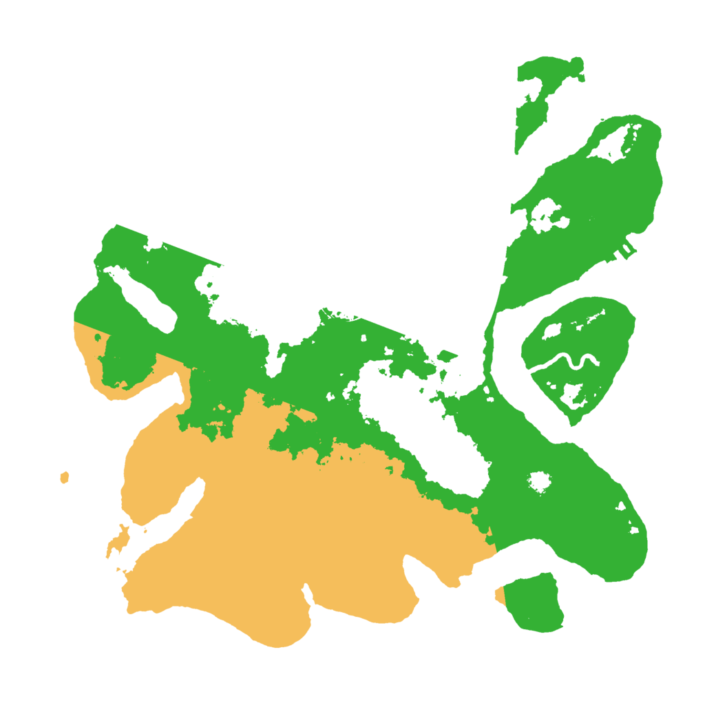 Biome Rust Map: Procedural Map, Size: 3000, Seed: 215468