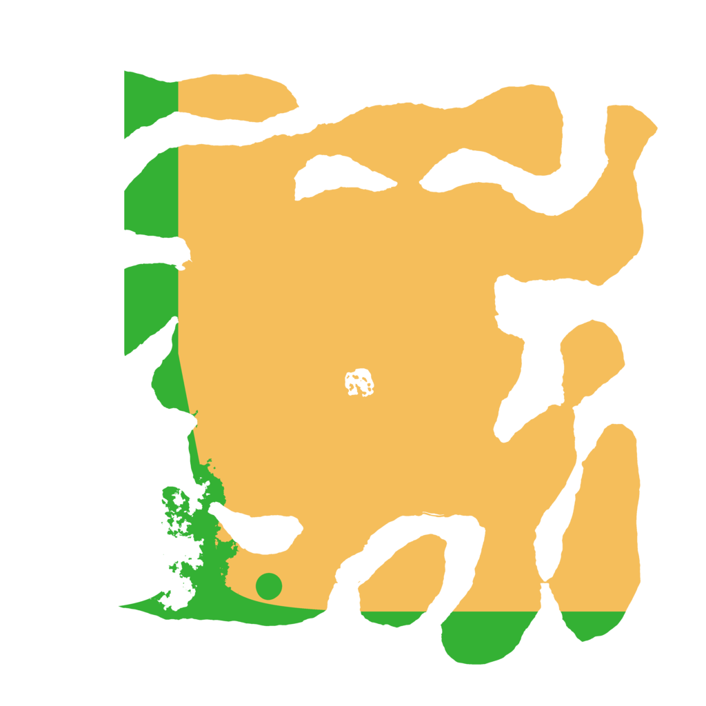 Biome Rust Map: Barren, Size: 3550, Seed: 882877