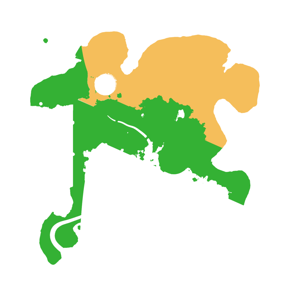 Biome Rust Map: Procedural Map, Size: 2500, Seed: 1472186365