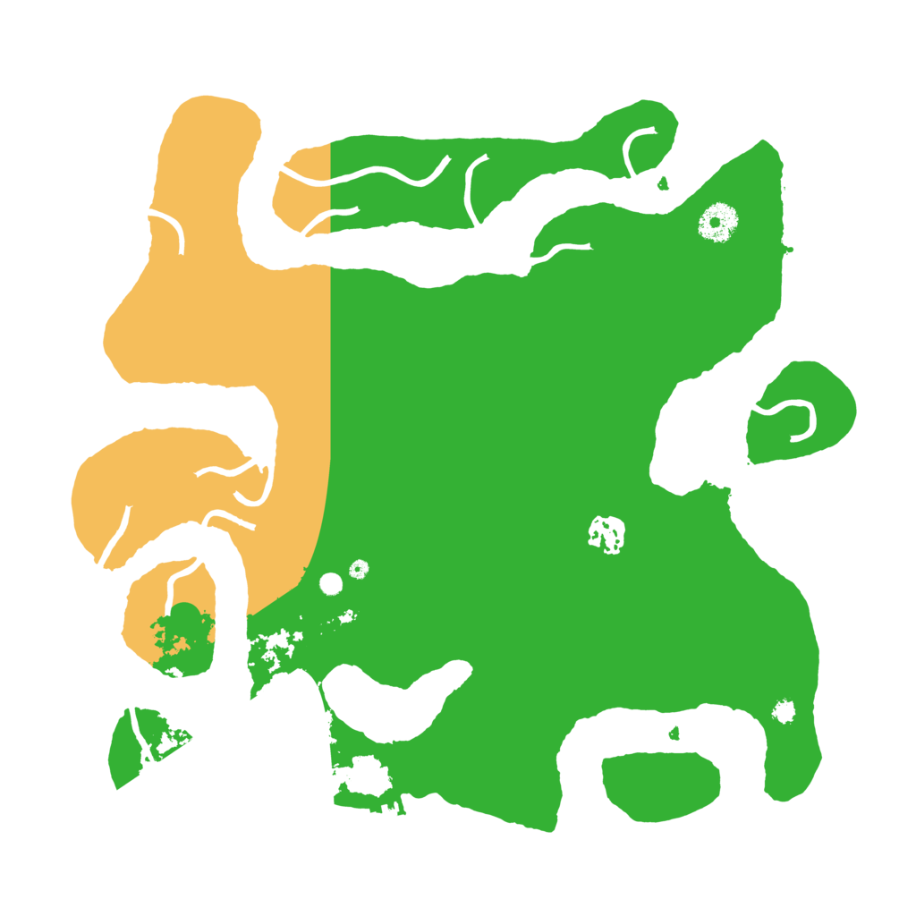 Biome Rust Map: Procedural Map, Size: 3550, Seed: 606516