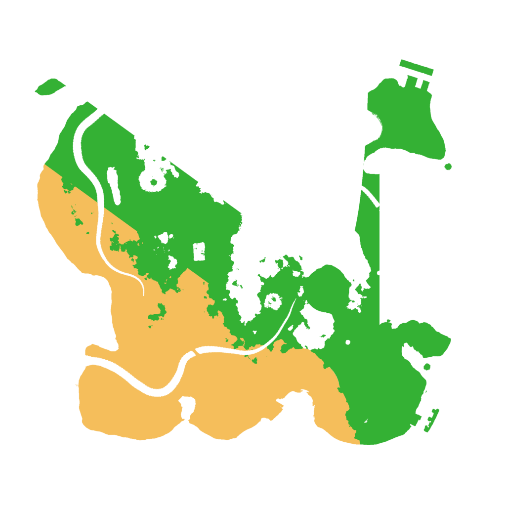 Biome Rust Map: Procedural Map, Size: 3000, Seed: 579896