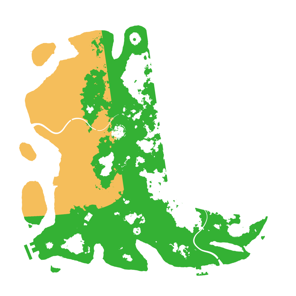 Biome Rust Map: Procedural Map, Size: 3850, Seed: 459139871