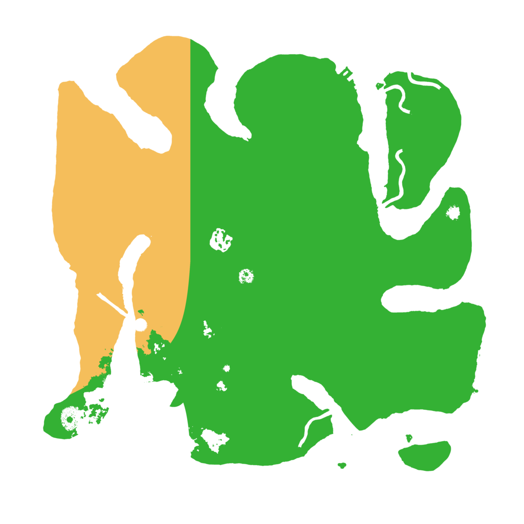 Biome Rust Map: Procedural Map, Size: 3500, Seed: 665147265