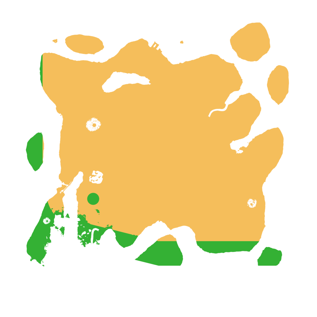 Biome Rust Map: Procedural Map, Size: 3500, Seed: 1384170953