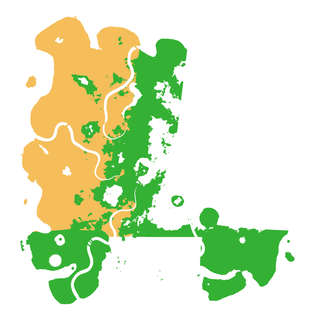 Biome Rust Map: Procedural Map, Size: 4500, Seed: 734856782