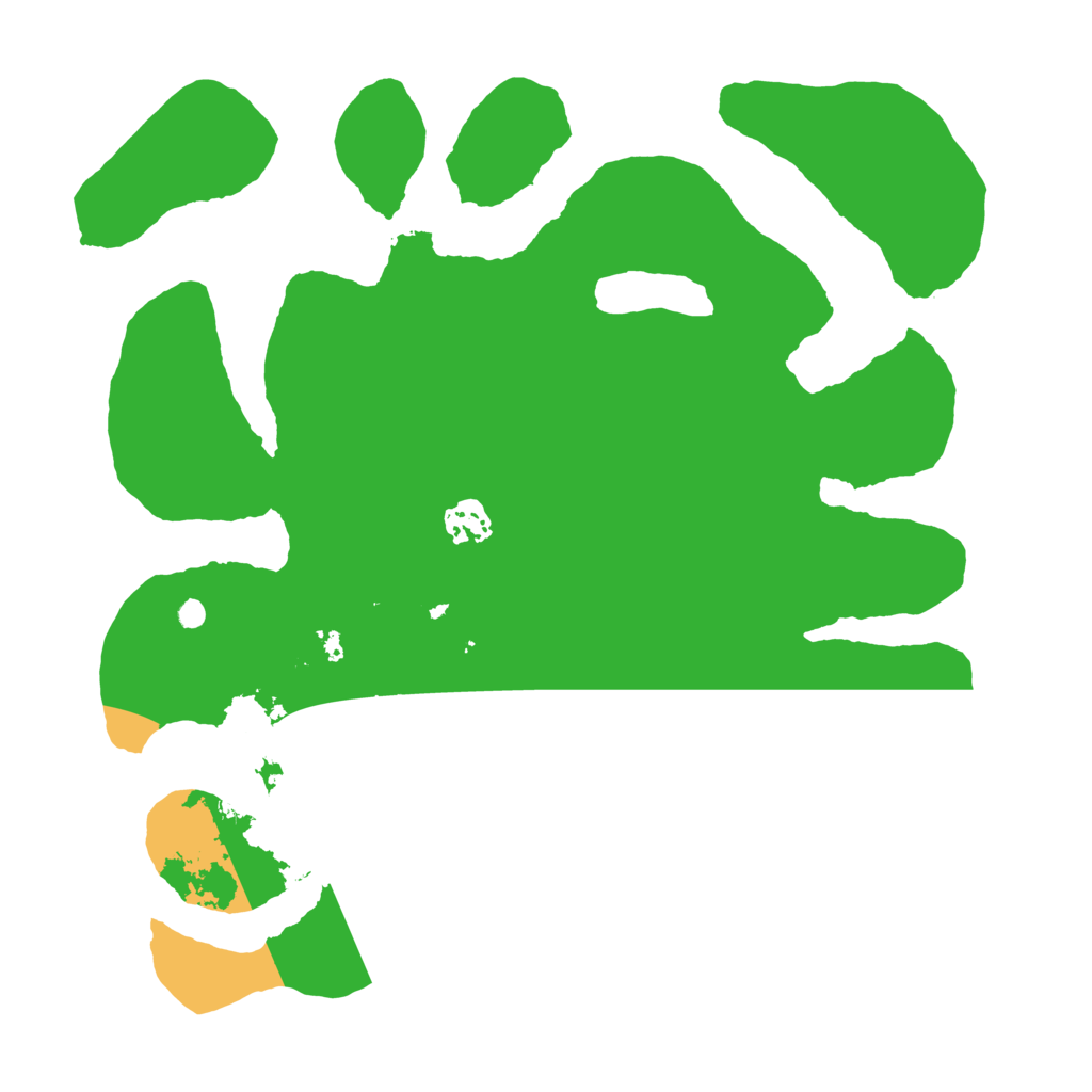 Biome Rust Map: Barren, Size: 3550, Seed: 188886