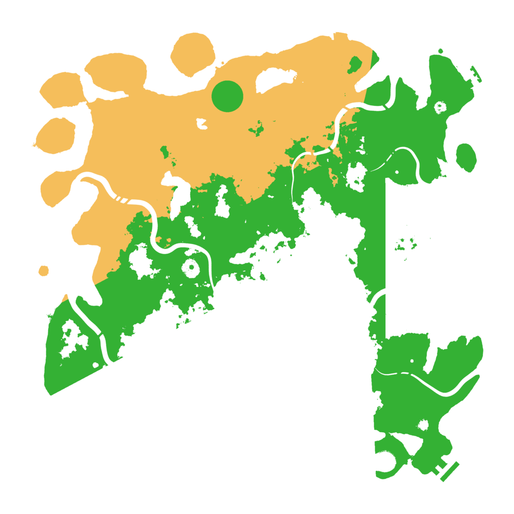 Biome Rust Map: Procedural Map, Size: 4300, Seed: 25716325