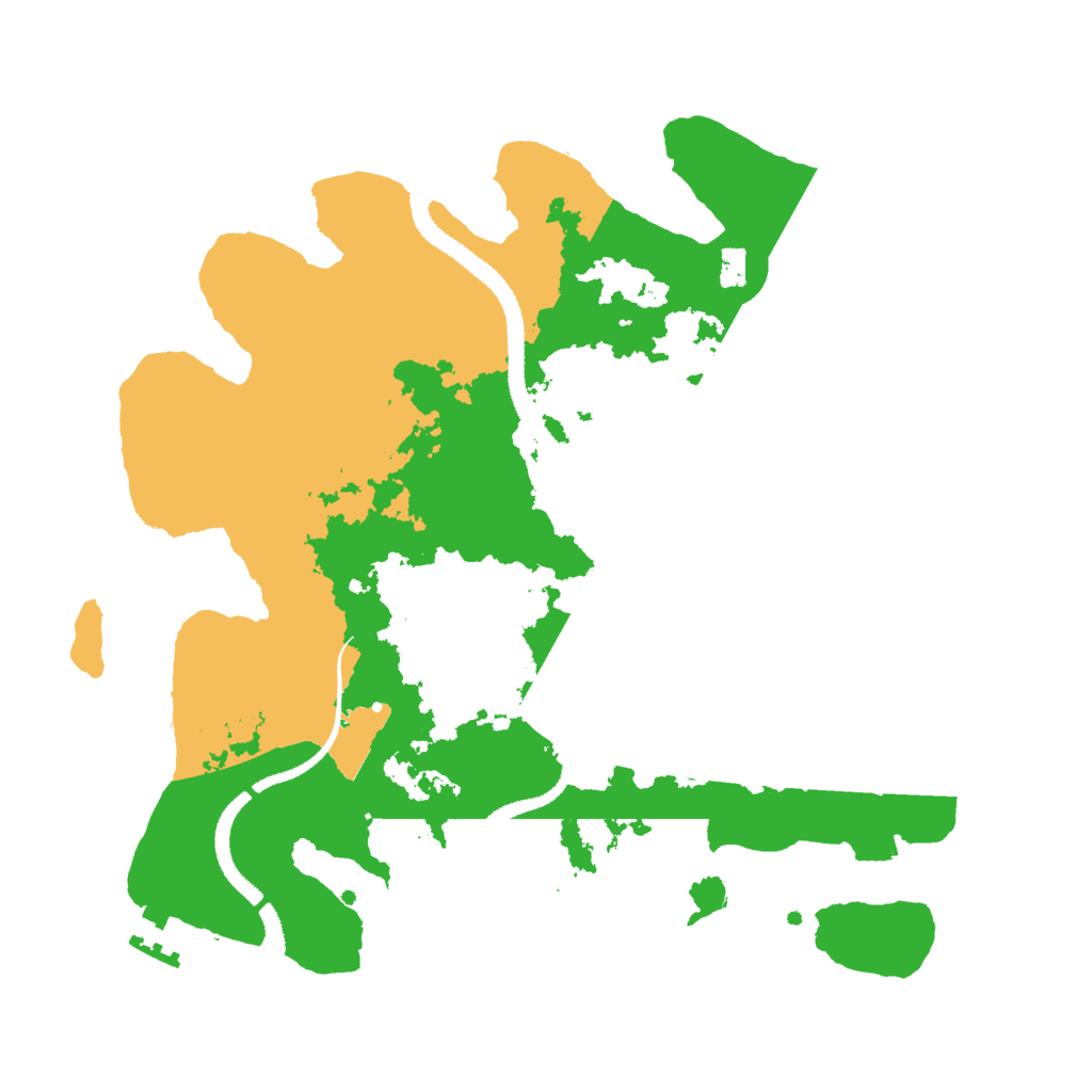 Biome Rust Map: Procedural Map, Size: 3000, Seed: 1165313196