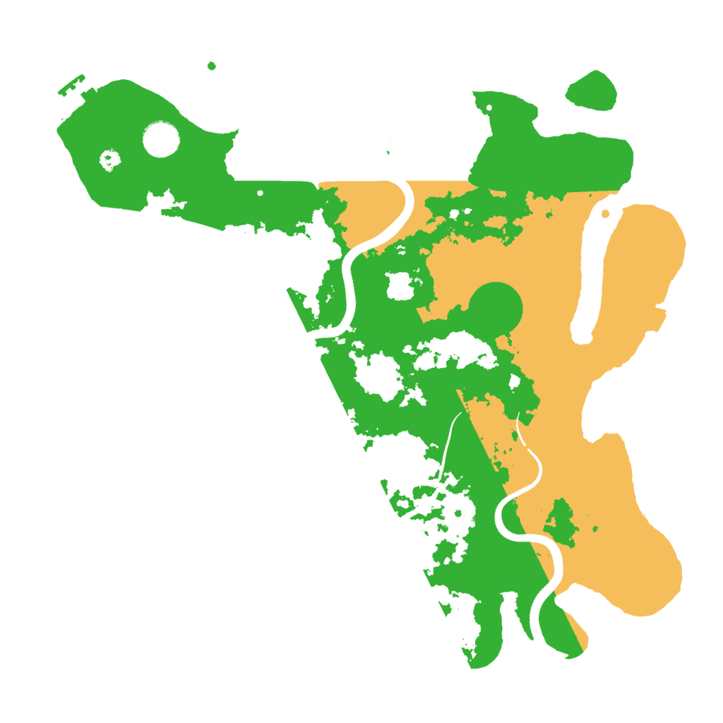 Biome Rust Map: Procedural Map, Size: 3550, Seed: 782196